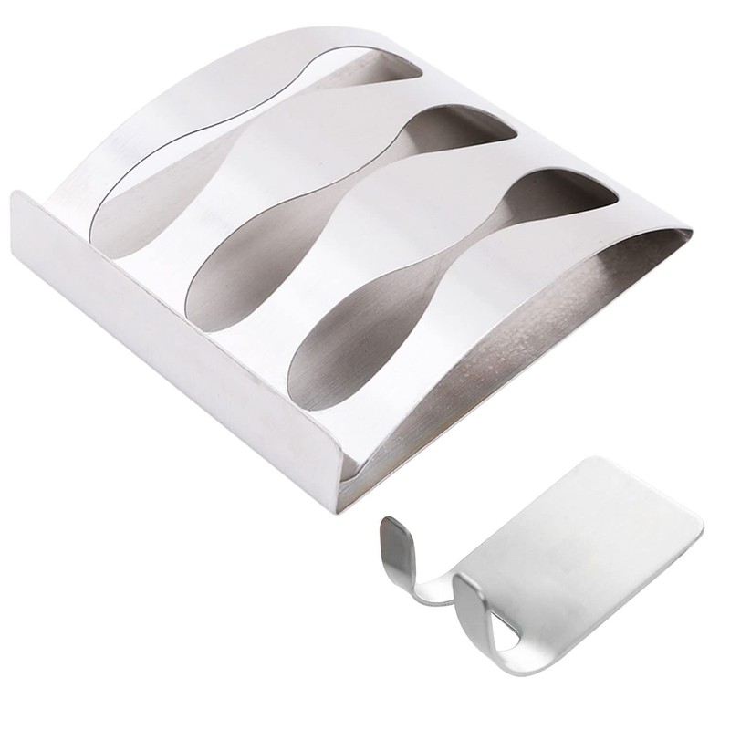 Stainless Steel Toothbrush Holder 3 Holes, Razor Holder 1 Holes