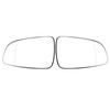 2PCS Outside Rear View Mirror Glass Left Right Self Adhesive