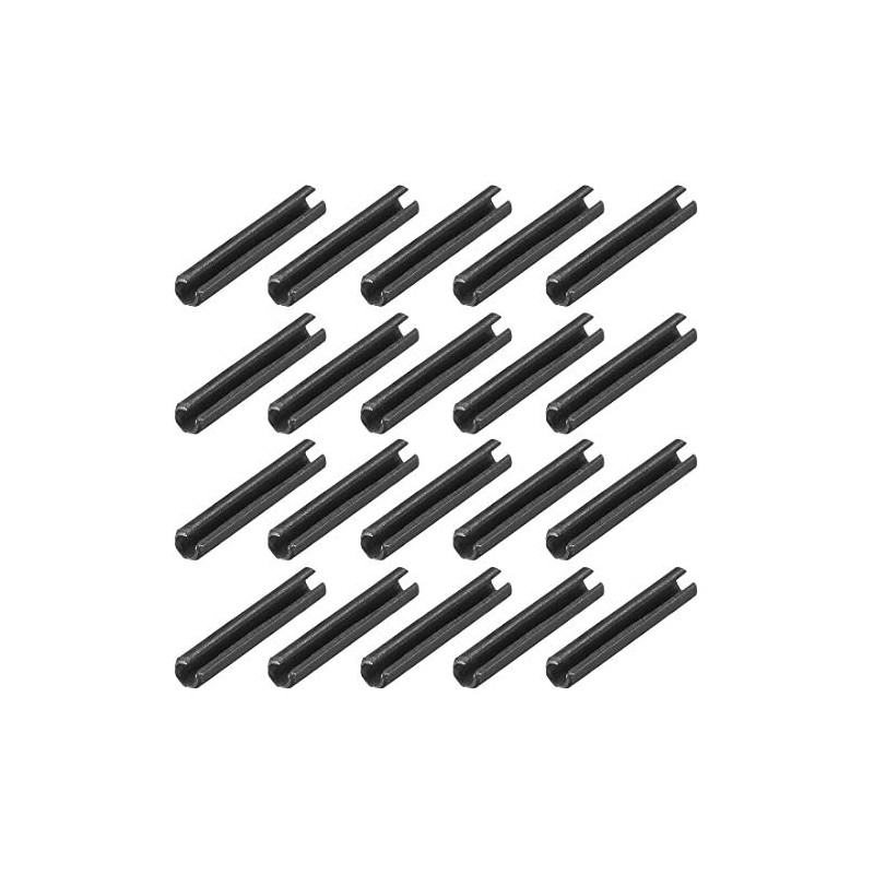sourcing map 1.7mm x 10mm Dowel Pin Carbon Steel Split