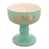 Maruesu Buddhist Tools 10T085 Marues Buddhist Utensils, Blue Porcelain Gold