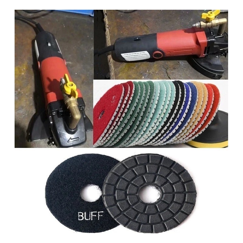 Roxx Tools Wet Polisher diamond double-sided grinding cut disc marble