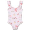 Sanetta Girls Swimming Costume, Pale Pink