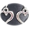 Little Silver Heart Dangle Earrings Love Romance. Jewelry Earrings for