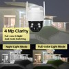 Taishixing 2K Wireless Solar Security Cameras Outdoor, 2 Pack Home