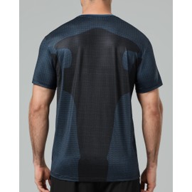 SUNTASY Men's Dry Fit Workout Shirts - Moisture-Wicking, Quick-Dry, 4-Way Stretch Premium Athletic Tees for Running & Sports