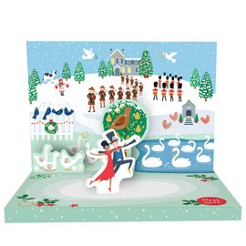 Music Box Card The 12 Days of Christmas Novelty Dancing Musical Christmas Card MUS-30-CD