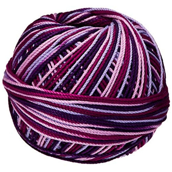 Handy Hands Lizbeth Premium Cotton Thread, Size 3, Purple Splendor