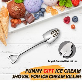 Funny Father's Day Gift, Gifts for Dad from Daughter Son, Ice Cream Killer's Shovel for Ice Cream Lovers, Mens Gifts Daddy Gift from Kids Daughter Son Wife