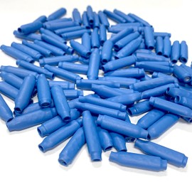 Low Voltage Wire Connectors - B Connectors Silicone Filled Wet B Gel Telephone Alarm Wire Crimp Bean Type Splice for Low Voltage Application, Blue (300 PCS)