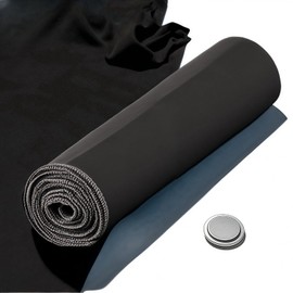 MCNULGUR Magnetic Microfiber Towel, Quick Setup Secure Post-Workout Coverage, Super Absorbent, Fast Drying, Lightweight - Perfect for Gym, Beach, Hiking, Pool, Yoga, and More (Black, X Large)