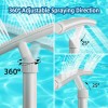 No Brand Pool Fountain for Above and In-Ground Pools,Dual Spray
