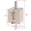Heschen NH Fuse Insert, NH3, 500A, gG, Front Display, Combination