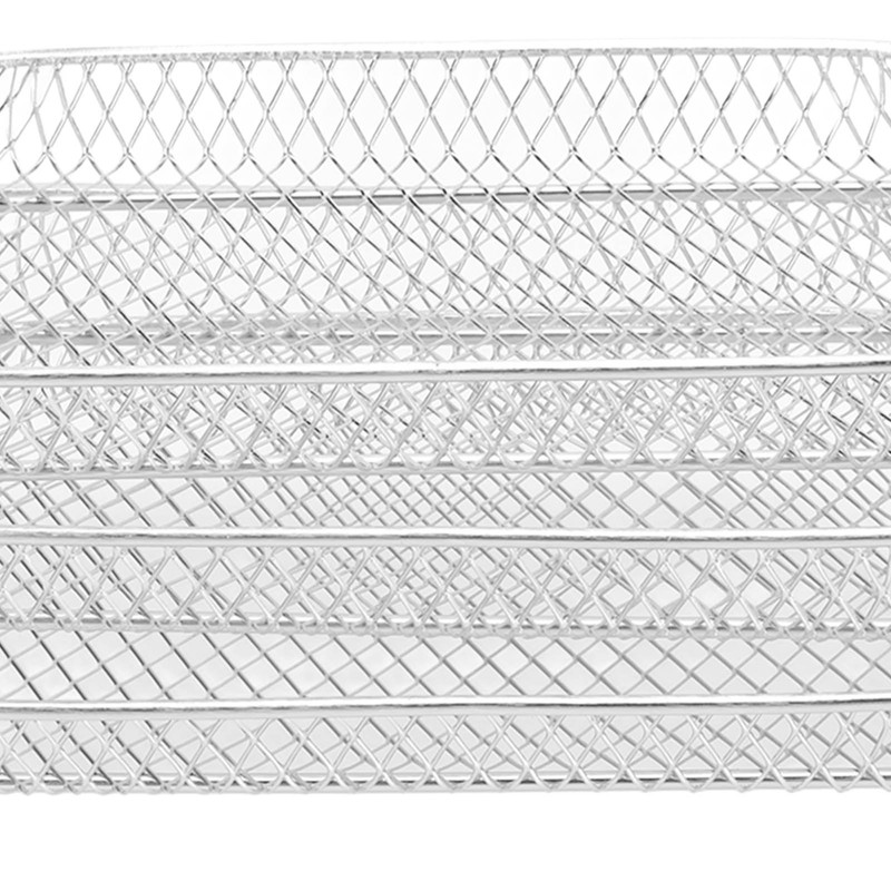 3 Layer Fryer Grilling Rack Stainless Steel Fryer Stakable Racks