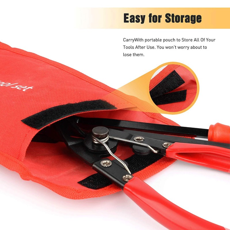 GOOACC 3 Pcs Clip Pliers Set & Fastener Remover -