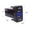 WEISEN for Toyota Tundra 2005-2007 Car Charger Socket Dual USB
