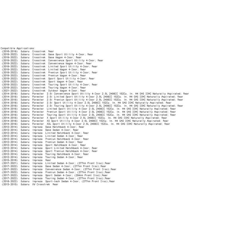 R1 Concepts Rear Brakes and Rotors Kit |Rear Brake Pads|