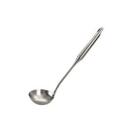 Millvado Stainless Steel Kitchen Utensil Set, Cooking Utensils, Set of 6 Kitchen Tools, Solid Spoon, Slotted Spoon, Solid Turner, Slotted Turner, Soup Ladle, Potato Masher, Dishwasher Safe