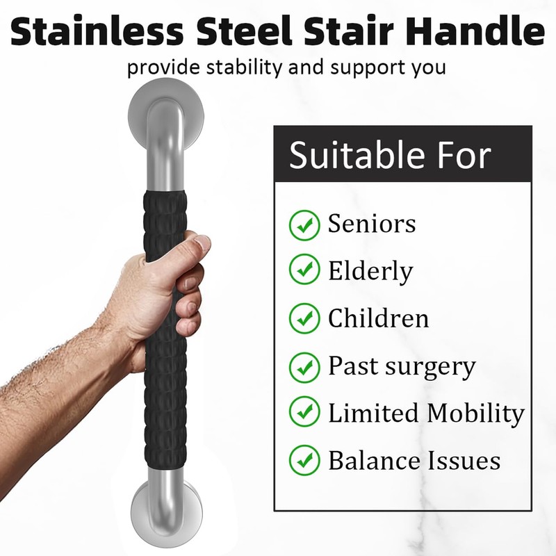 Metal Industrial Stairs Grab Wall Handrail Staircase Steps Indoor Exterior
