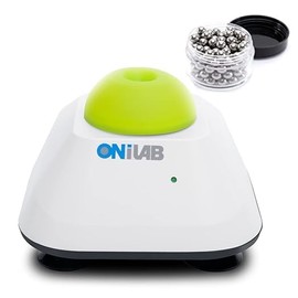ONiLAB ONiLAB Mini Vortex Mixer with Touch Function, Lab Mixing, Nail Polish, Eyelash Adhesives and Acrylic Paints Mixing, Lab Vortexer with Sturdy Aluminum Cast Base120pcs 7/32in Mixing Balls,Green