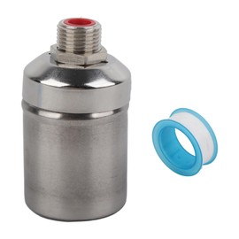 Oumefar 1/2 Inch Float Ball Valve Container Automatic Water Level Control Floating Ball Valve Stainless Steel Built-in Float Valve