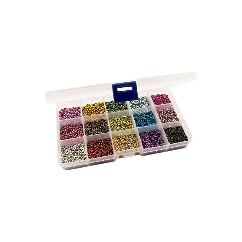 Summer-Ray SS10 2.8mm Assorted Colour Hot Fix Rhinestuds In Storage