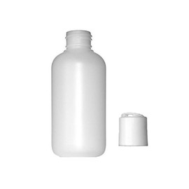 WM (Pack of 24) - 3 oz White Empty squeeze Bottle with Press Disc