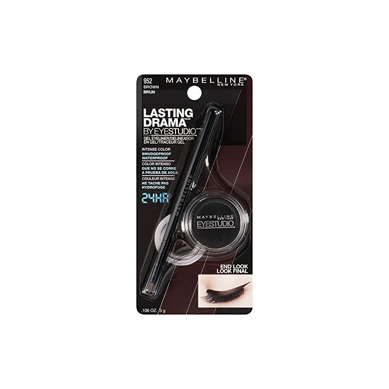 Maybelline Eye Studio Lasting Drama Gel Liner - Brown -