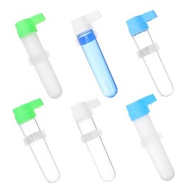 INOOMP 6piezas Bebederos para Pájaros Automáticos Colgantes Goteo para Periquitos Cacatúas Agapornis Pinzones Canarios y Loros Dispensador de Agua para Jaula de Pájaros