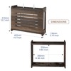 BEARUT Wooden Router Shelf Wall Mount WiFi Router Storage Box