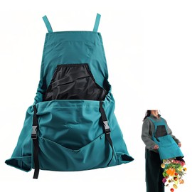 Harvest Apron,Garden Aprons,Garden Mandil for Women with Pockets,Harvesting Apron for Picking Fruits, Crops