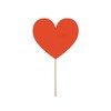 Heart Shaped Party Toppers for Cupcake Romantic Table Decoration for