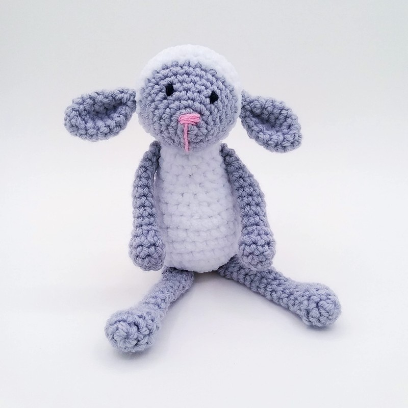 Lambs Crochet Pattern - Printed Pattern Booklet- Easter Lambs Amigurumi