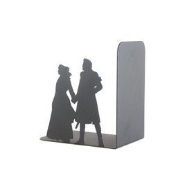 Outlander Themed Metal Bookend, Romantic Silhouette Design, You're Mine Now & Forever, Decorative Outlander Bookends, Lovers Silhouette Book Stand, Gift for Couple, Love Story, Jamie and Claire Fraser