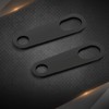 NTHREEAUTO Rear Turn Signal Bracket Motorcycle Indicator Relocation Holder Shock