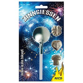 Nico Europe® Set of 5 Pewter Casting 3 Figures with Spoon