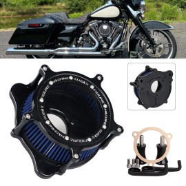 Unbranded Air Cleaner Intake Filter Kit For Harley Touring Electra Glide Trike 2008-2016