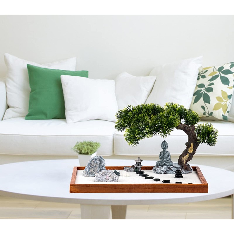 dgudgu Zen Garden Kit Jardin Zen Garden for Desk Zen