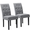 Furmax Ergonomic Dining Chairs Set of 2, Upholstered Fabric Dinning
