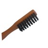 TOVINANNA Hair Dusting Brush for Men Wooden Handle Self-cleaning for