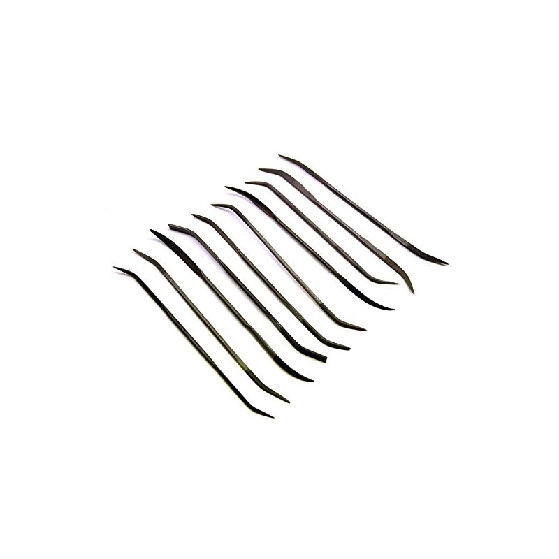 10pc 140mm Doubled Ended Riffler File Set Mechanical Engineering Files