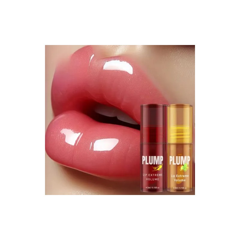 Hidratante Labios Lip Plump Extreme Volume Brillo Labial 2pz