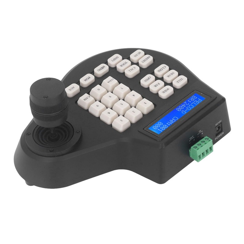 Eujgoov 2D PTZ Controller Mini Analog PTZ Camera Keyboard PTZ