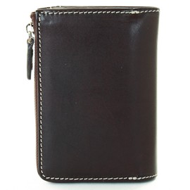Orice/Orice Men's Bifold Wallet with Name Engraving, Free Engraving, 06. Dark Brown (Vachetta Leather)