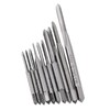 Jiawu Professional Use Machine Hand Tap Set, 10pcs Mini Threading