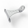 Lexoro Universal No-Brow Headlight Mount Bracket – 3.5″ Riser Spacing,