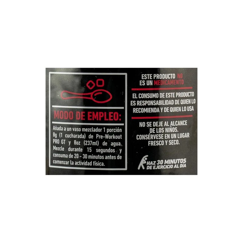 Pre Workout Citrulina Ponche De Frutas 280g Protgt Ponche De