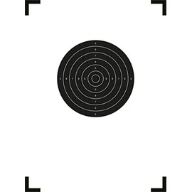 Accurize Front Shooting Targets (Pistol 25m ISSF RFP 5.6/5m)