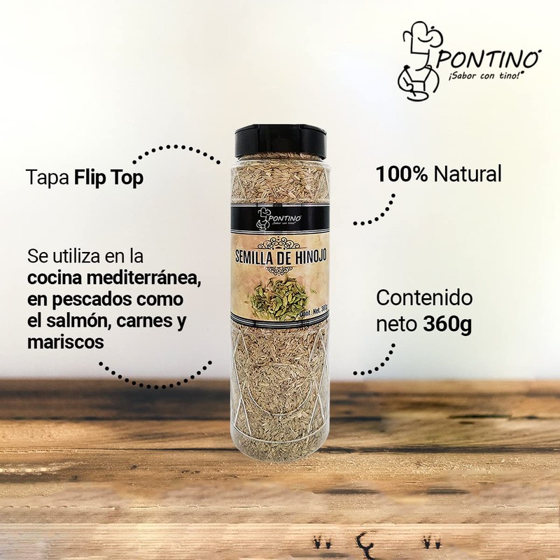 Pontino Semilla de Hinojo, 360 g