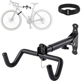 Bike Rack for Garage Storage Bike Hangers for Garage Racks Hanger Wall Bike Rack Wall Mount Bicycle Storage - Style: 2 PACK