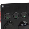 Panel de Interruptores de 5 Bandas para Barco Marino, Caravana,